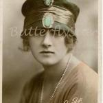 Rppc Gladys Cooper In A Sinamay Toque Hat -..