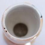 Tiny Art Deco Porcelain Egg Cup Lustre Glaze..
